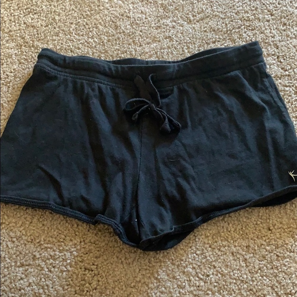 Black dance shorts size M 8-10